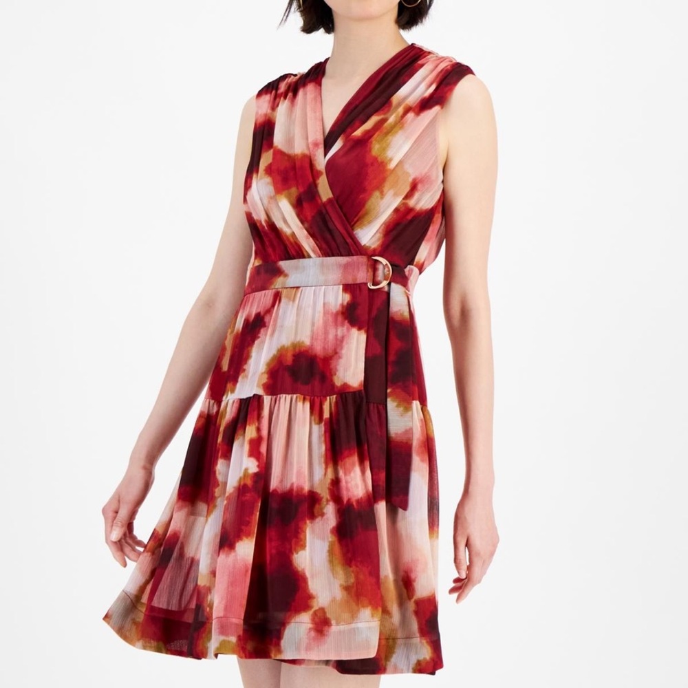 TAYLOR petite printed a line dress size XL brand new without tags